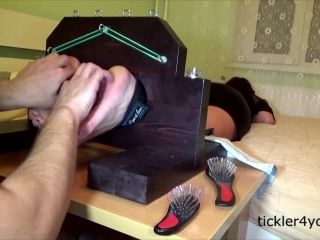 free online video 24 Sveta has tickle session in the stocks, bread fetish on femdom porn -8