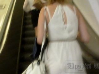 Upskirt-times.com- Ut_2412# Redhead beauty in short white dress. Our operator could tape these girl...-0