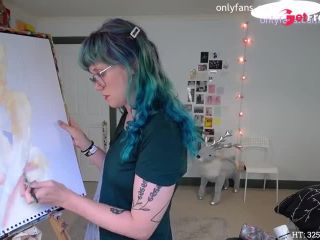 [GetFreeDays.com] painting MollySnacks Sex Leak March 2023-1