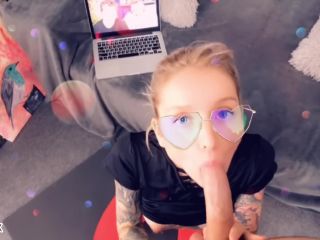 RedFox XXX - Blonde Fucked While Watching A Show Snapchat Sex , babes full hd on cosplay -4
