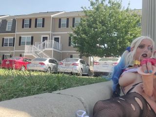 Hope In Public Harley Quinn Public BBC Masturbation 3 Fisting!-5