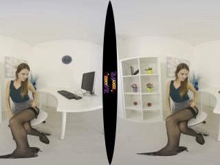 Office Flirt Scarlot Rose Teases You By Stripping Out Of Her Smart Outf-0