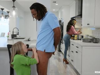 MILF Busts Sneaky Kitchen BJ - HD720p-2