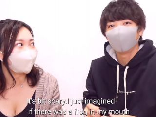 Blindfold Taste Test Game, Japanese Girlfriend Tricked By Him Into Huge Facial - Pornhub, Emuyumi_Couple (FullHD 2021)-1