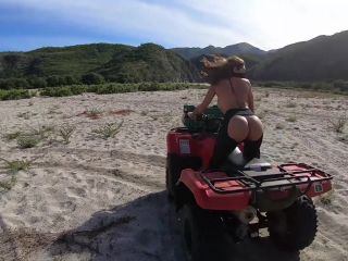 [Onlyfans] kissasins-11-02-2020-21718169-Riding an ATV topless and twerking with the ass cut out -2