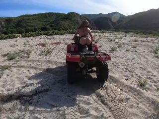 [Onlyfans] kissasins-11-02-2020-21718169-Riding an ATV topless and twerking with the ass cut out -3