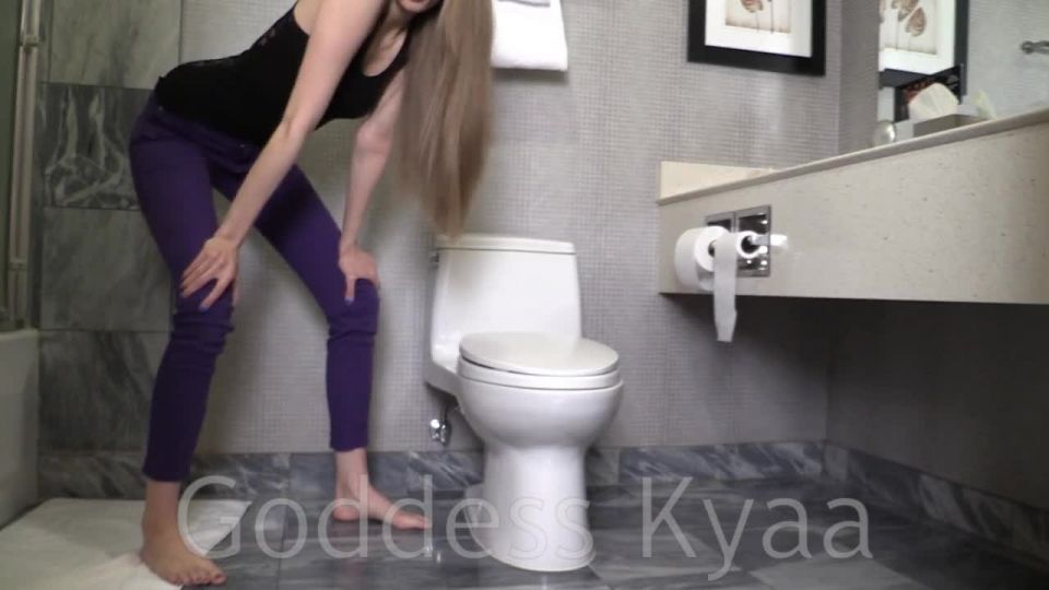 Goddess Kyaa - Toilet Fetish Humiliation 3 on fetish porn bondage fetish