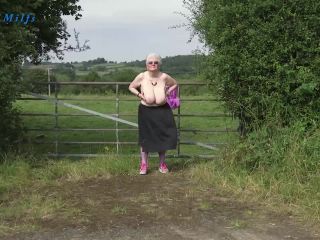 BritMilfs Naughty Granny Outdoors - British-5