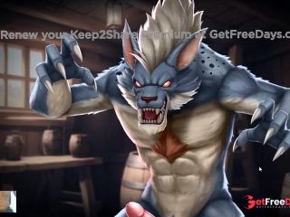 [GetFreeDays.com] BLONDE HARDCORE ANAL SEX WITH A FURRY WEREWOLF - LOOP QUEEN Adult Clip June 2023-6