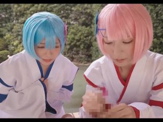 Abeno Miku, Mari Rika - Re: Different World Activity Starting From Erotic Estrus Sister's Bond Abeno Miku & Mari Rika  - anime characters - cosplay fatal femmes fighting asian invasion-2