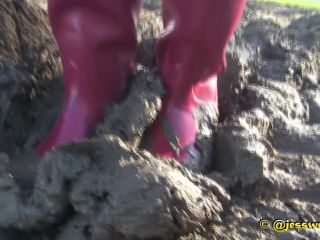 whores_are_us In The Mud In My Wellies - Boot Fetish-1