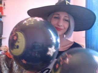 cuteblonde666 Blowing balloons for Halloween fun - Halloween-8
