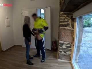 [GetFreeDays.com] The parcel delivery man comes to bring me a package and I give him a surprise blowjob Adult Clip November 2022-2