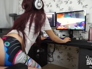 Girl Miss Banana in D.Va having a quickie while gaming on creampie laura gemser hardcore-5