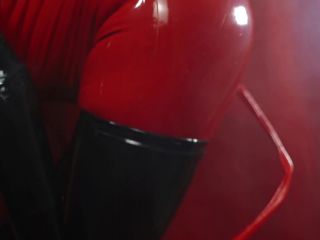 adult clip 37 enema fetish fetish porn | Miss Ellie Mouse — Succubus In Red Latex Catsuit | goddess worship-9