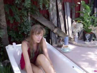 Charlot - Outdoor Bath masturbation Charlot-0