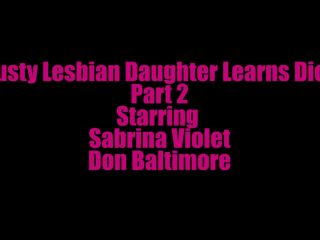 Busty Lesbian Daughtr Learns Dick SERIES Creampie!-1