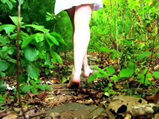 adult clip 18 kj fetish Barefoot in the Backyard, dirty feet on femdom porn-2