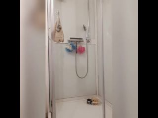 SPY CAM Curvy girl in the shower, teen redhead on hidden camera-4