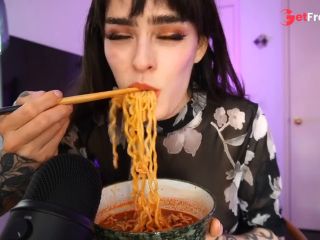 [GetFreeDays.com] Ultimate Spicy Noodle Challenge Tears, Sweat, and mouth on fire  Adult Clip January 2023-4