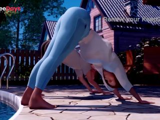 [GetFreeDays.com] Hot Yoga Session with Thick Cock Futanari Milf  Futa on Male Hentai Animation Porn Stream October 2022-1