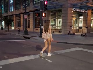 online adult video 6 LilyMaeExhib – An Evening in Town | flashtits | public young femdom-6