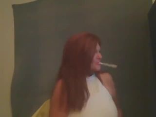 online video 29 Big Tit Smoking on smoking femdom fetish porn-0