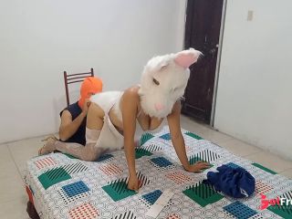 [GetFreeDays.com] STEPMOTHER DRESSED UP AS A RABBIT AND FUCKS DOGGY STYLE IN BED WITH STEPSON Adult Stream January 2023-3