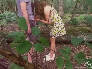 Mrs RobinsonCouple having Public Sex in the woods from Voyeur POV-1