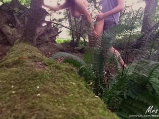 Mrs RobinsonCouple having Public Sex in the woods from Voyeur POV-3