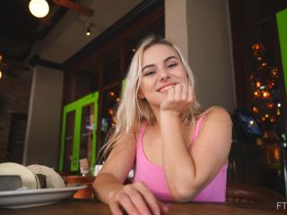 FTVGirls presents Aria in Adorable Dimples - Naughty Little Blonde 5 -  on public big nose fetish-7