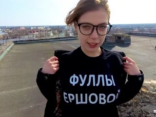 Outdoor Public Sex On The Roof Of A HighRise Building  Pov By Mihanika69 1080p-0