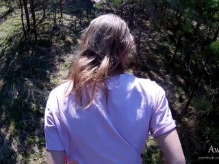 online video 20 Awiva - Quick Sex for a Walk in the Woods on teen amateur compilation-1