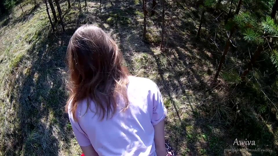 online video 20 Awiva - Quick Sex for a Walk in the Woods on teen amateur compilation