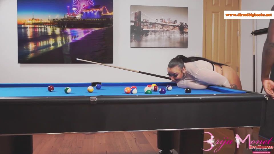 Brija Monet Loves to Drain Balls 1080P Black!