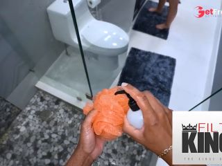 [GetFreeDays.com] FithyPov - Hot Busty Blonde Slurps On My Cock In The Shower Adult Clip July 2023-0