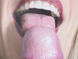 Sensual Close Up Tongue Blowjob 1080p-6