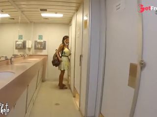 [GetFreeDays.com] Sheila Ortega sucks his boyfriends cock in Ibiza Ferrys public toilet Check out until the end Porn Film February 2023-4