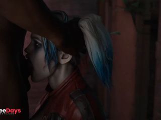 [GetFreeDays.com] Harley Quinn Deep Thorating A BBC And Gets A Big Throatpie Adult Stream November 2022-5