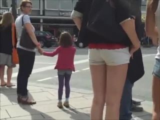 Magnificent asses stalked on the  street-3