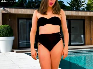 online porn video 25 Larger Than Life – The Pool Party starring Mistress Freya, sock fetish on femdom porn -0