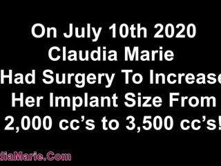 Claudia Marie Insane Oversized Fake Tits HD-0