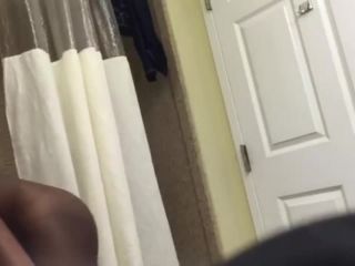 Spying on unforgettable black sister in bathroom-3