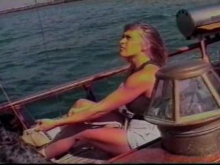 Amateur Lesbians Loving Boat Ride dildo -0