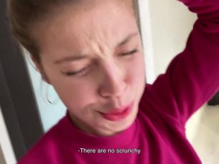 Did you see my scrunchy? - POV real sex with cute teen MihaNika69-0