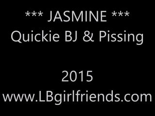 Jasmine - Quickie Toilet BJ - (Shemale porn)-0