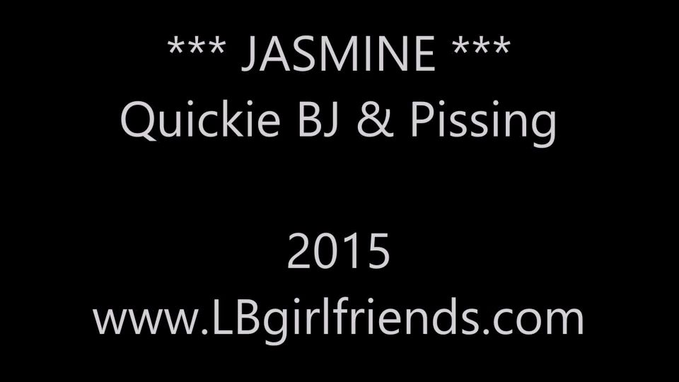 Jasmine - Quickie Toilet BJ - (Shemale porn)