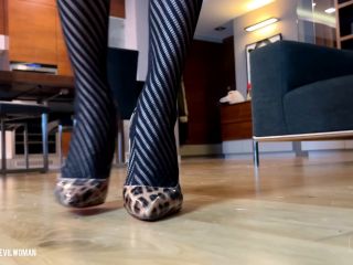 EVIL WOMAN: "CHASTITY, HIGH HEELS AND FEET WORSHIP" (1080 HD) (2024)-0