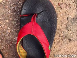 Luscious Lopez - Luscious Lopez flip flops POV-1