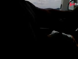 [GetFreeDays.com] Jacking off in car - cumshot on the bridge Sex Leak July 2023-9